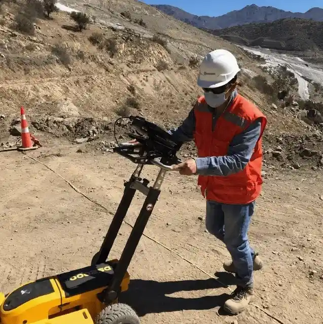 Illustrative image of HVSR microtremor survey (Nakamura method) in Hobart