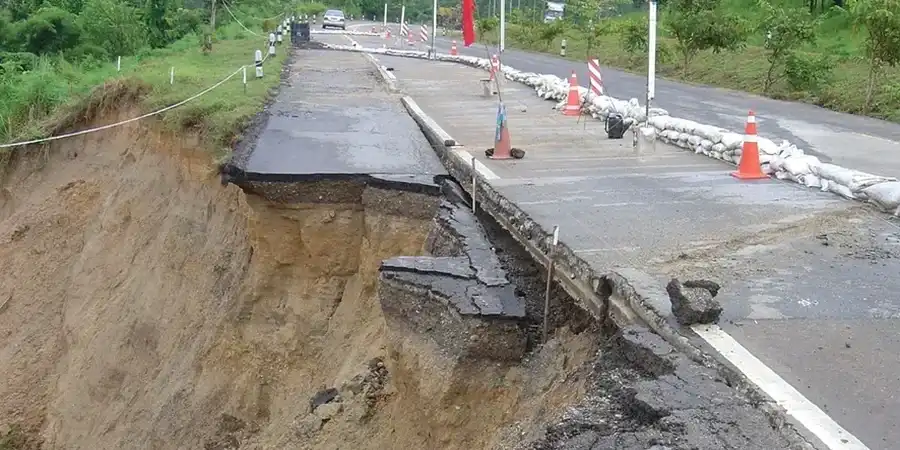 Illustrative image of Road embankment design in Hobart